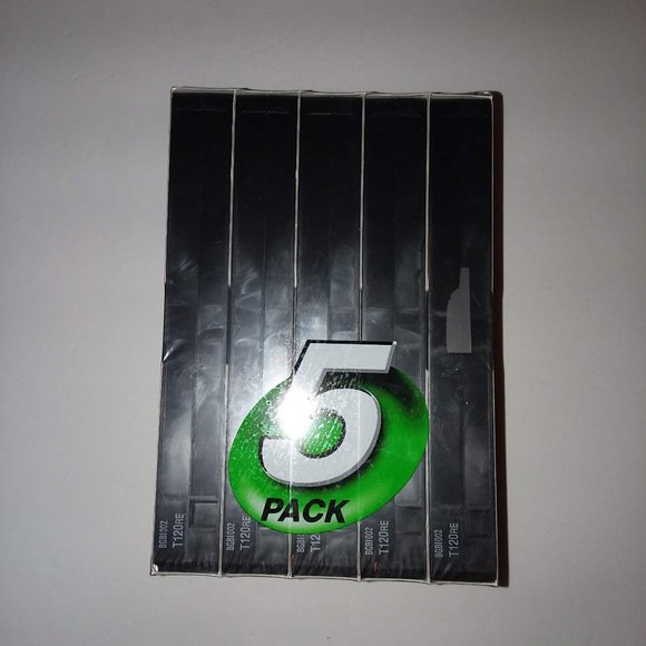 TDK T-120 SIX hour EP - NEW SEALED - Blank VHS Tapes 5 Pack - Picture 6 of 6